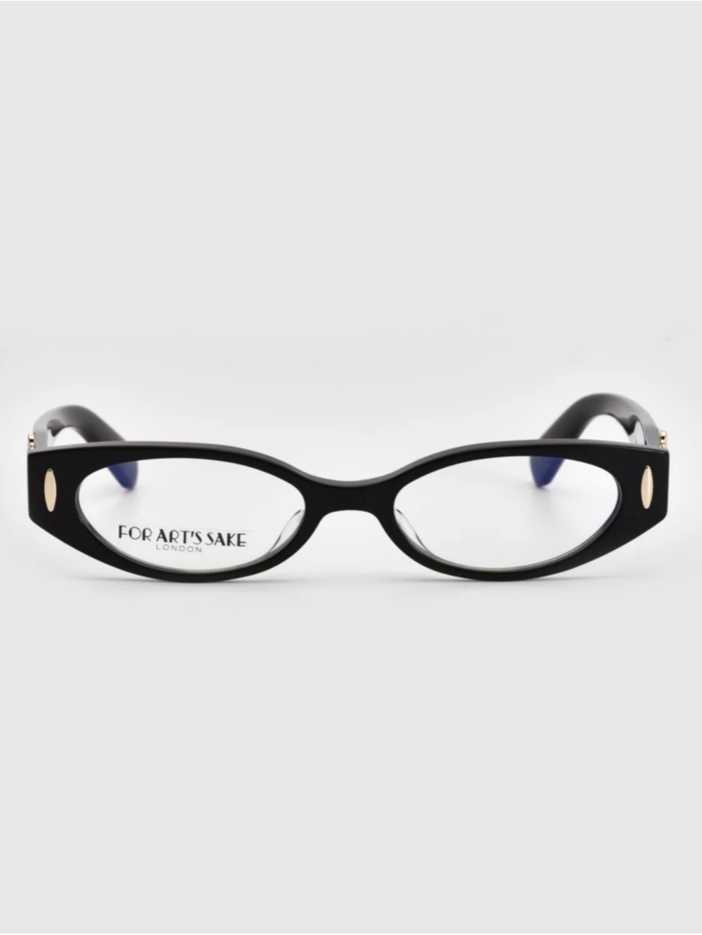 Black Oval Reading Glasses